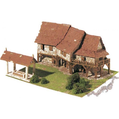 Maqueta de ladrillos de casas rurales, 1412