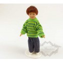 Muñeco niño con jersey de rayas