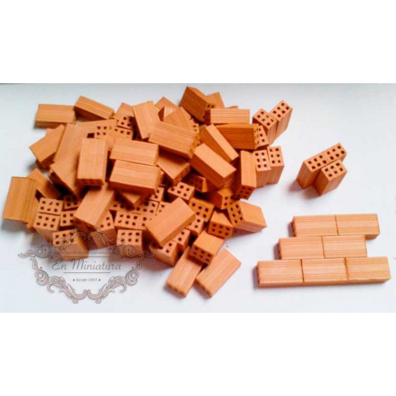 Brick for model in clay 100 units