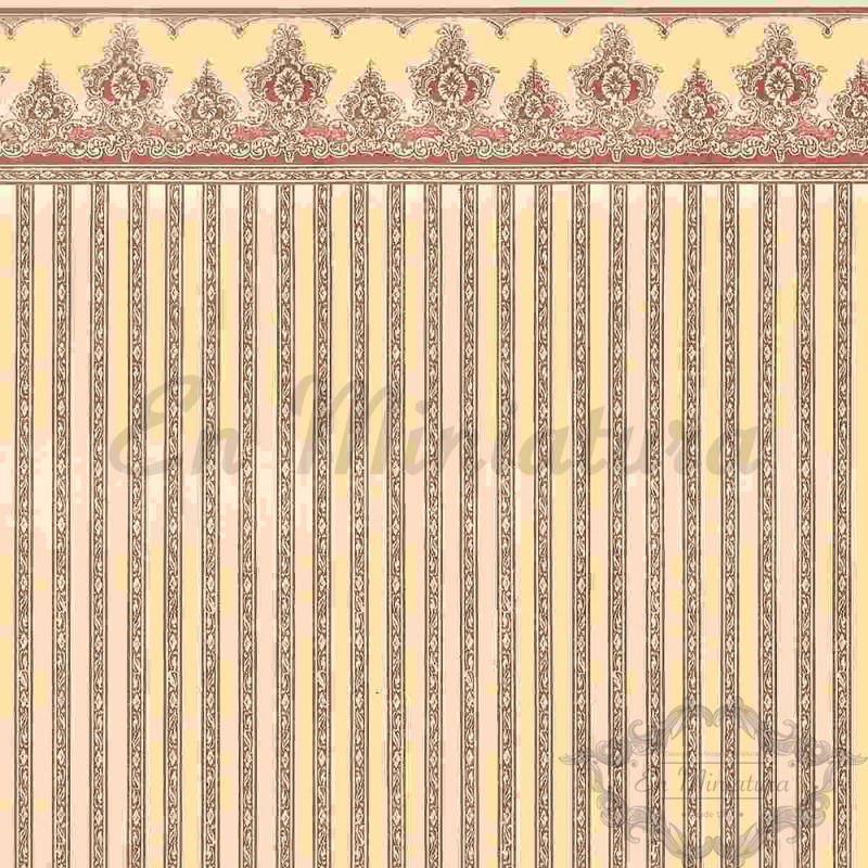 Wallpaper Burgundy Stripe