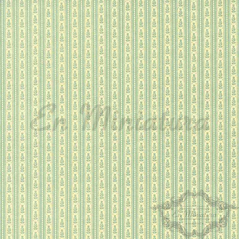 Striped Wallpaper Lime-Green