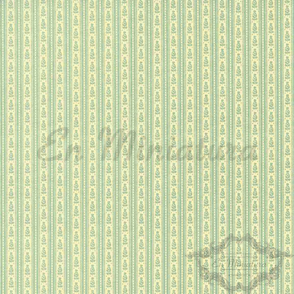 Green Striped Wallpaper | Jane Clayton
