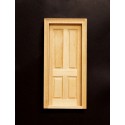 Puerta lisa madera natural