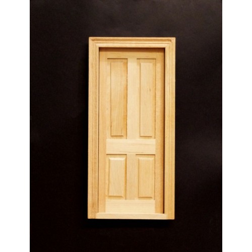 Puerta lisa madera natural
