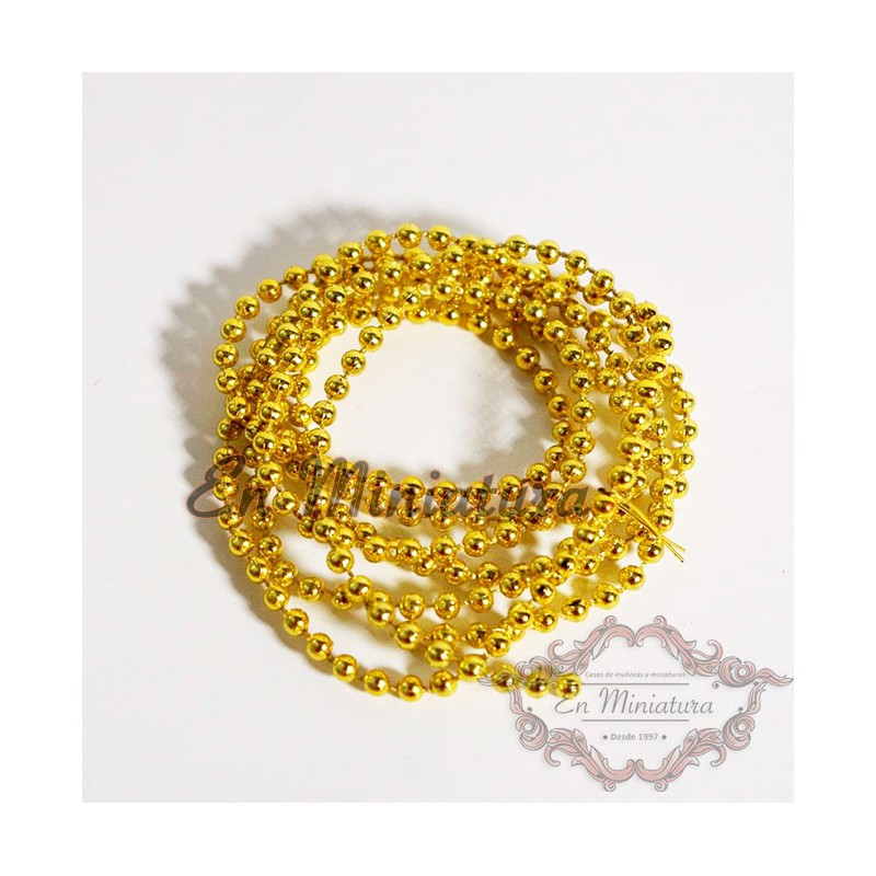 Golden chain of balls