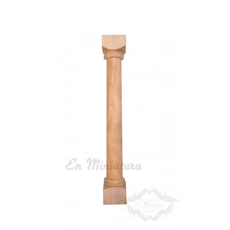 Column of wood