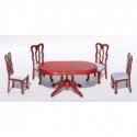 Set of table and four chairs
