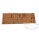 Rustic solid brick ladder 1:10