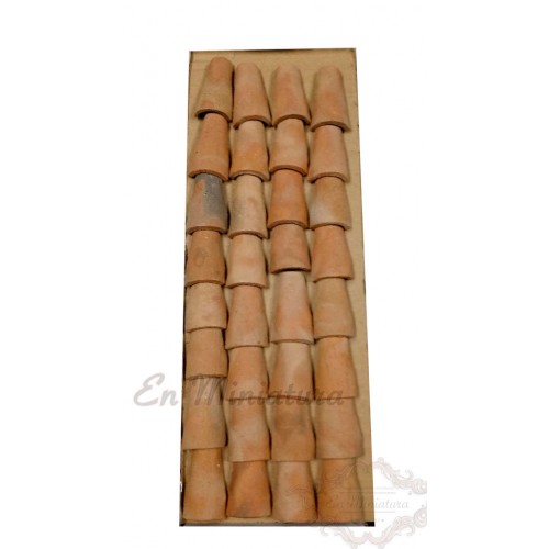 Andalusian roof tile (38x22x13)