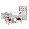 White dining furniture set