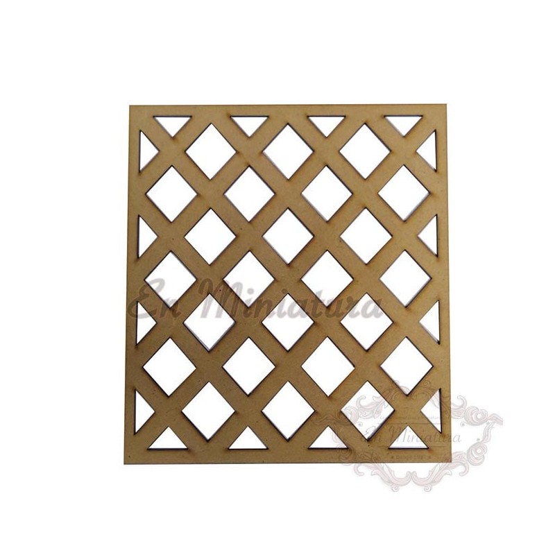 Wood latticework