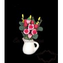 Flowerpot Vase with roses