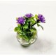 Crystal flower vase