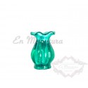 Green miniature vase