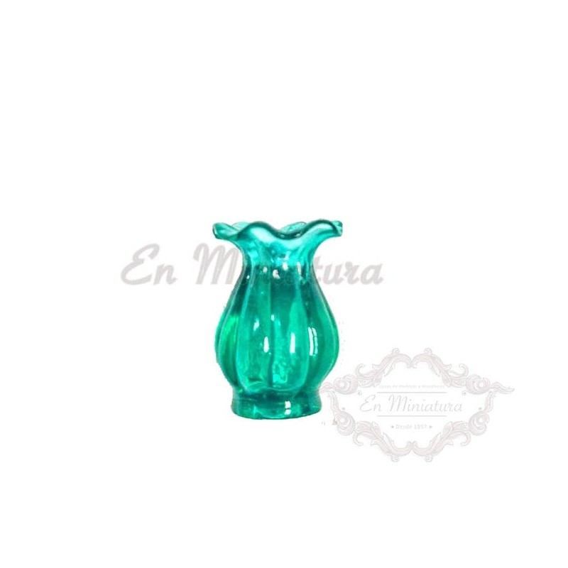 Green miniature vase