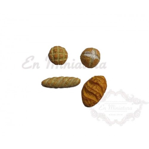 Miniature breads- 4 units