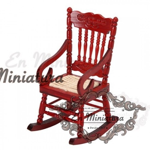 mahogany rocking chair