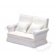 Miniature Modern Style Sofa White