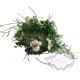 Enredadera con flores blancas