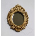 Golden cornucopia mirror