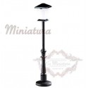 Lamppost in metal with light, street 3,5V