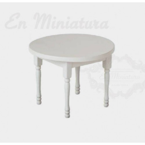 white round table