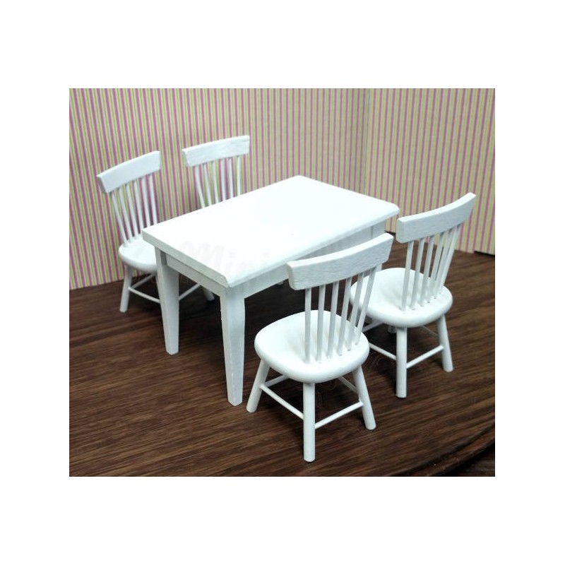 Conjunto mesa y sillas de cocina o camedor
