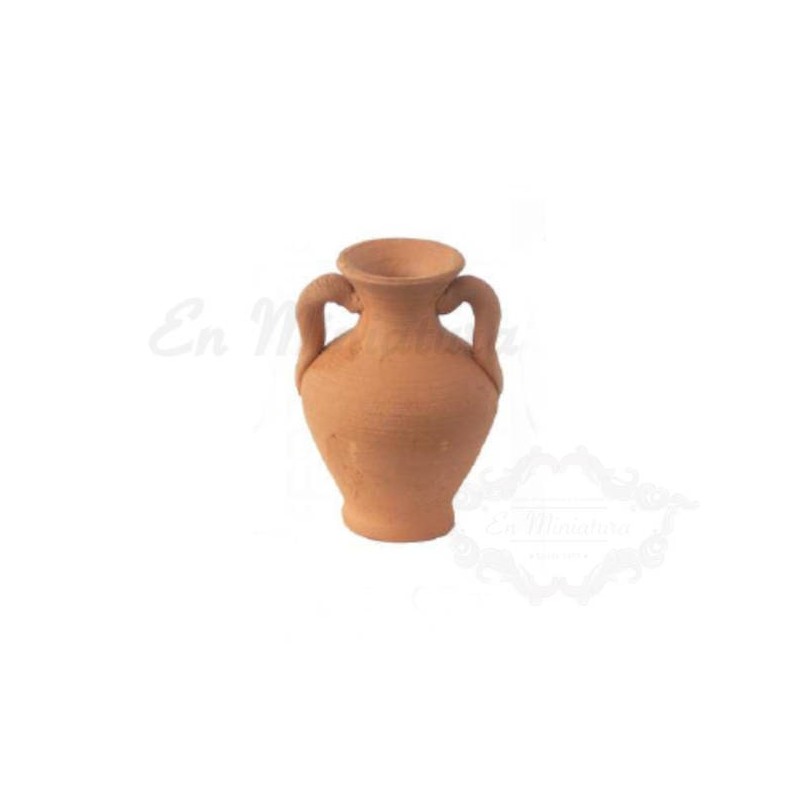 Clay jar with handles