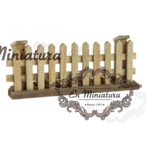 Miniature Wooden Garden Fence