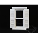 Window with white shutter
