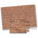 Embossed brick paper