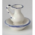 Basin with porcelain jug