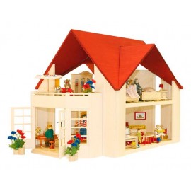 Wooden doll houses